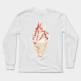 Ice lolly - raspberry ripple cup DELUXE Long Sleeve T-Shirt